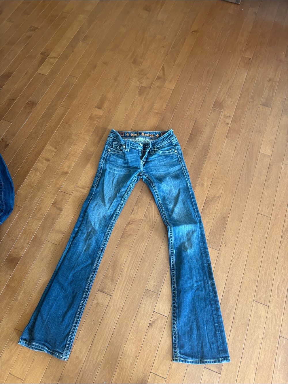 Rock Revival Women's Blue Flare Jeans